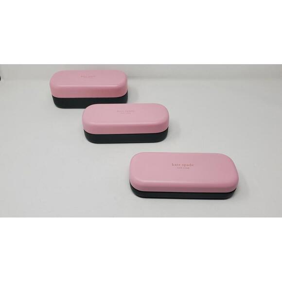 Authentic KATE SPADE Sunglasses Eyeglasses Case, Pink Green, Pick Your Size - Picture 1 of 4